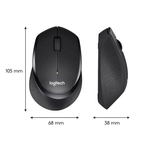 Mysz Logitech M330 910-004909 (USB 2.0; kolor czarny; optyczna) (WYPRZEDAŻ) Mysz Logitech M330 910-004909 (USB 2.0; kolor czarny; optyczna) (WYPRZEDAŻ)