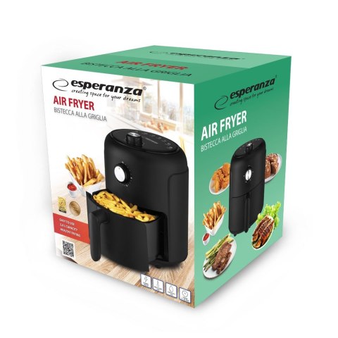 ESPERANZA FRYTKOWNICA BEZTŁUSZCZOWA 2.6L BISTECCA ALLA GRIGLIA EKA001 ESPERANZA FRYTKOWNICA BEZTŁUSZCZOWA 2.6L BISTECCA ALLA GRIGLIA EKA001