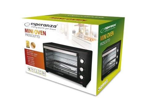 ESPERANZA MINI PIEKARNIK PROSCIUTTO 20L 1600W ROŻNEM EKO008 (WYPRZEDAŻ) ESPERANZA MINI PIEKARNIK PROSCIUTTO 20L 1600W ROŻNEM EKO008 (WYPRZEDAŻ)