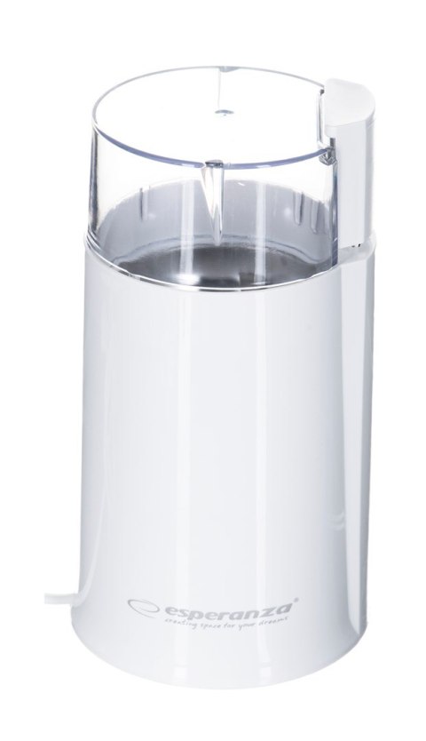 Młynek do kawy Esperanza Espresso EKC001W (160W; udarowy; kolor biały) Młynek do kawy Esperanza Espresso EKC001W (160W; udarowy; kolor biały)
