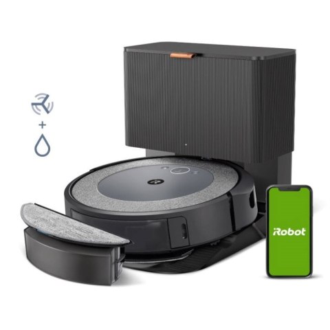 Robot sprzątający iRobot Roomba Combo i5+ szary Robot sprzątający iRobot Roomba Combo i5+ szary