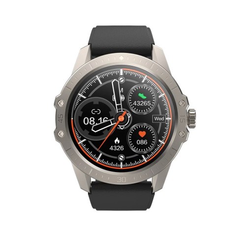 Smartwatch Kumi GW2 srebrny (WYPRZEDAŻ)