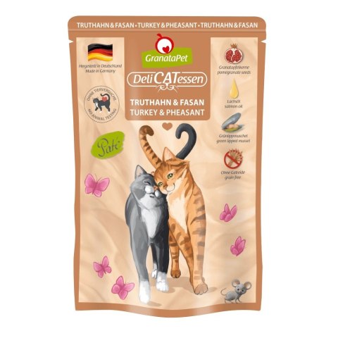 GranataPet DeliCatessen indyk i bażant karma mokra dla kota 85g GranataPet DeliCatessen indyk i bażant karma mokra dla kota 85g