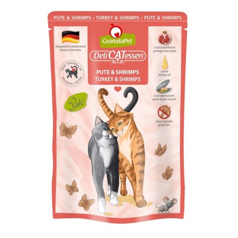 GranataPet DeliCatessen indyk i krewetki karma mokra dla kota 85g GranataPet DeliCatessen indyk i krewetki karma mokra dla kota 85g