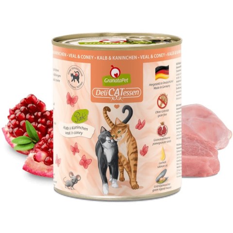 GranataPet DeliCatessen łosoś i indyk mokra karma dla kota 800g