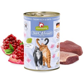 GranataPet DeliCatessen tuńczyk i kaczka mokra karma dla kota 400g