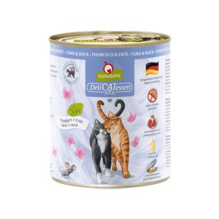 GranataPet DeliCatessen tuńczyk i kaczka mokra karma dla kota 800g