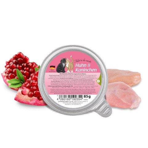 GranataPet Filet a la carte kurczak z królikiem karma dla kota 85g GranataPet Filet a la carte kurczak z królikiem karma dla kota 85g