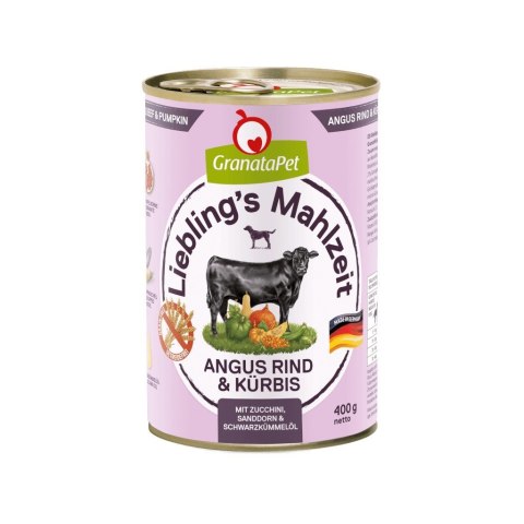 GranataPet Liebling´s Mahlzeit wołowina i dynia mokra karma dla psa 800g GranataPet Liebling´s Mahlzeit wołowina i dynia mokra karma dla psa 800g