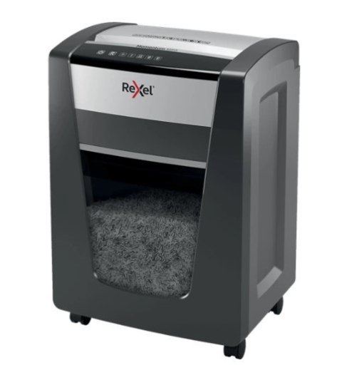 Rexel Niszczarka Momentum M515, P-5, 30L, 15 kartek, tnie na ścinki 2 x 15 mm, czarna Rexel Niszczarka Momentum M515, P-5, 30L, 15 kartek, tnie na ścinki 2 x 15 mm, czarna