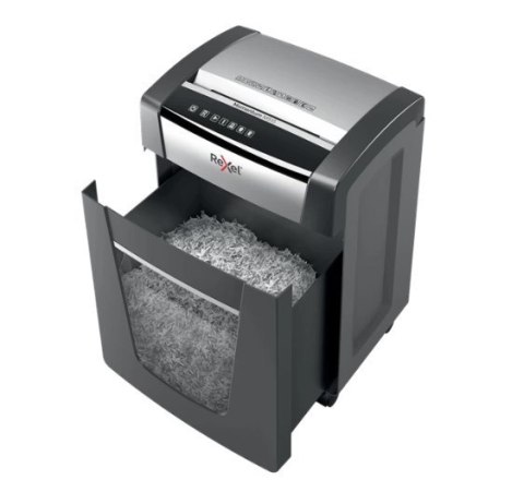 Rexel Niszczarka Momentum M515, P-5, 30L, 15 kartek, tnie na ścinki 2 x 15 mm, czarna Rexel Niszczarka Momentum M515, P-5, 30L, 15 kartek, tnie na ścinki 2 x 15 mm, czarna