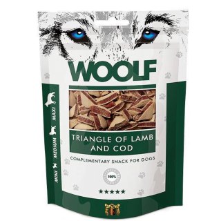 WOOLF jagnięcina z dorszem przysmak dla psa 100g