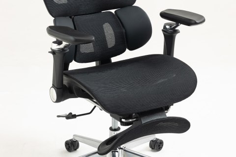 Ergonomiczny fotel biurowy ACTIVEJET YK848 czarny Ergonomiczny fotel biurowy ACTIVEJET YK848 czarny