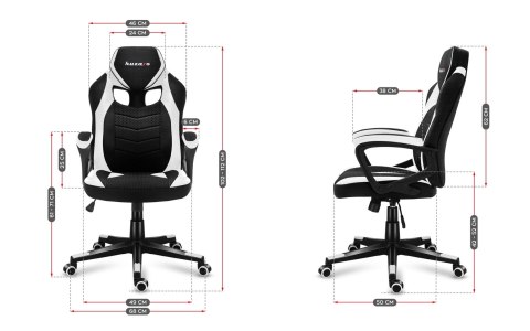 Fotel gamingowy Huzaro Force 2.5 White Mesh (WYPRZEDAŻ) Fotel gamingowy Huzaro Force 2.5 White Mesh (WYPRZEDAŻ)
