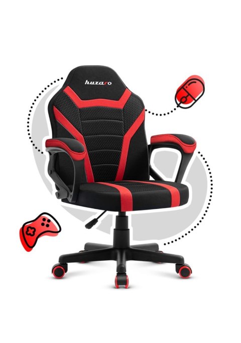 Fotel gamingowy dla dziecka HZ-Ranger 1.0 red mesh (WYPRZEDAŻ)