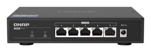 Zestaw Qnap TS-673A-SW5T (TS-673A-8G + switch QSW-1105-5T 5x2.5GbE), Tower, 6 x 2.5"/3.5" SATA, AMD Ryzen V1500B 4C/8T, 8GB DDR4