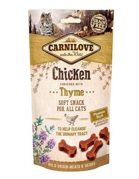 Carnilove Soft Moist Snack Chicken+Thyme - przysmak dla kota 50 g