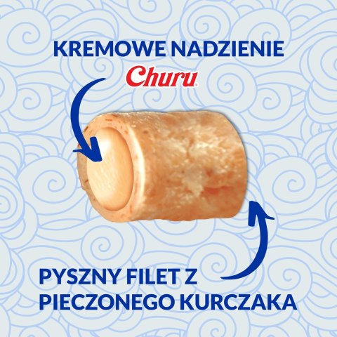 INABA Churu Bites Wrapy z kurczakiem - przysmak dla kota - 3x10 g