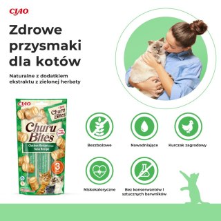 Przysmak CHURU Bites Tuńczyk&kurczak dla kota 3x10g