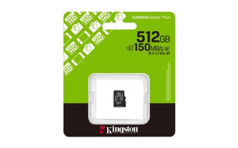 KINGSTON microSDXC 512GB Canvas Select Plus Gen3 KINGSTON microSDXC 512GB Canvas Select Plus Gen3