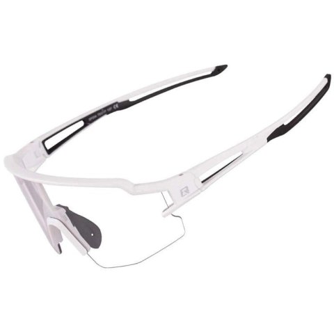 Okulary rowerowe Rockbros 10172 fotochromowe UV400 - białe Okulary rowerowe Rockbros 10172 fotochromowe UV400 - białe