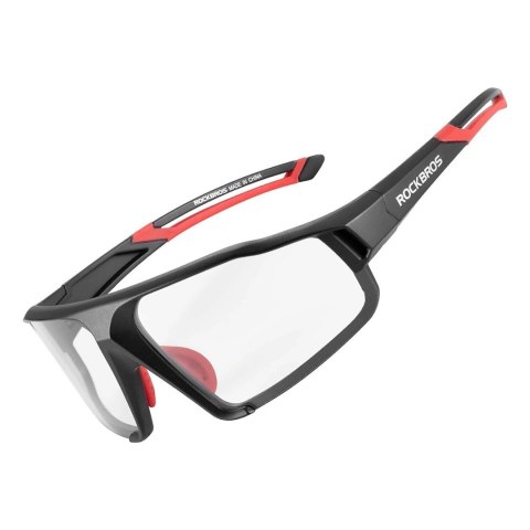 Okulary rowerowe Rockbros SP216BK fotochromowe UV400 - czarno-czerwone Okulary rowerowe Rockbros SP216BK fotochromowe UV400 - czarno-czerwone