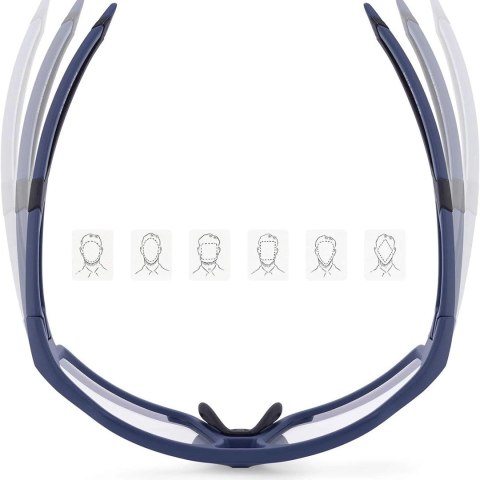 Okulary rowerowe Rockbros SP216BL fotochromowe UV400 - niebieskie Okulary rowerowe Rockbros SP216BL fotochromowe UV400 - niebieskie