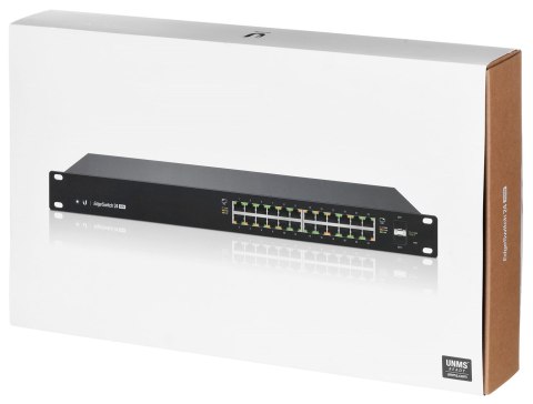 Switch Ubiquiti EdgeSwitch 24 PoE (250W) 26p PoE ( PoE+: 24;) 220W Managed Gigabit Switch Ubiquiti EdgeSwitch 24 PoE (250W) 26p PoE ( PoE+: 24;) 220W Managed Gigabit