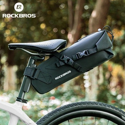 Torba rowerowa Rockbros 30130061001 pod siodełko 3L - czarna Torba rowerowa Rockbros 30130061001 pod siodełko 3L - czarna