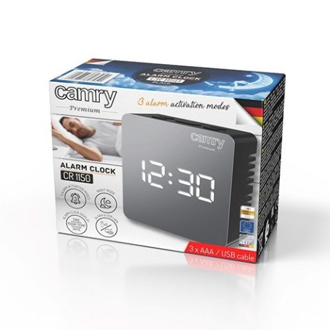 Budzik LED CAMRY CR 1150b