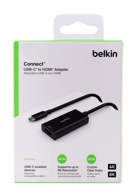 Adapter Belkin Connect USB-C to HDMI 2.1 Adapter (8K, 4K, HDR compatible) Adapter Belkin Connect USB-C to HDMI 2.1 Adapter (8K, 4K, HDR compatible)