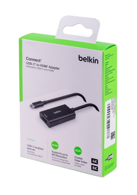 Adapter Belkin Connect USB-C to HDMI 2.1 Adapter (8K, 4K, HDR compatible) Adapter Belkin Connect USB-C to HDMI 2.1 Adapter (8K, 4K, HDR compatible)
