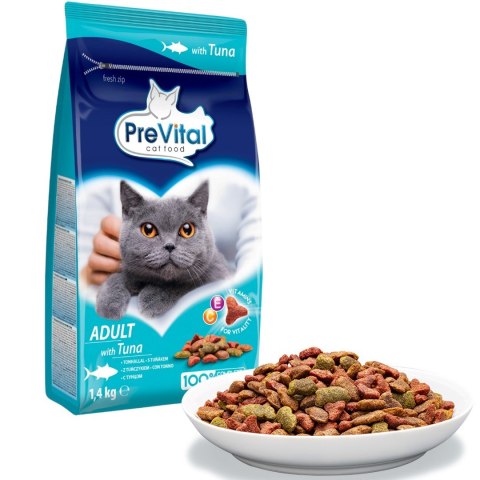 PREVITAL tuńczyk karma sucha dla kotów 1,4kg PREVITAL tuńczyk karma sucha dla kotów 1,4kg