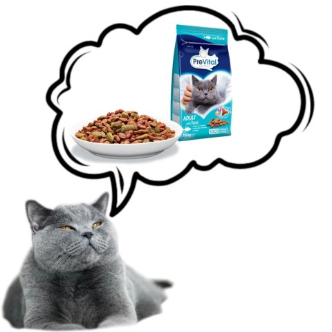 PREVITAL tuńczyk karma sucha dla kotów 1,4kg PREVITAL tuńczyk karma sucha dla kotów 1,4kg
