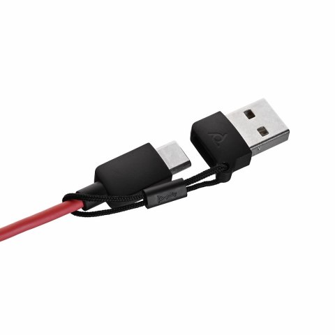 Słuchawki Poly Blackwire 3220 Stereo Wired Headset, USB-C, USB-C/A Adapter (Bulk), Black Słuchawki Poly Blackwire 3220 Stereo Wired Headset, USB-C, USB-C/A Adapter (Bulk), Black