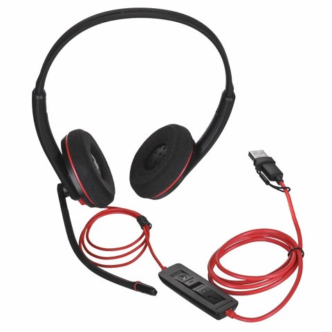 Słuchawki Poly Blackwire 3220 Stereo Wired Headset, USB-C, USB-C/A Adapter (Bulk), Black Słuchawki Poly Blackwire 3220 Stereo Wired Headset, USB-C, USB-C/A Adapter (Bulk), Black