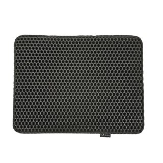 DIAMENTIQ Mata pod kuwetę Czarny prostokąt 40x50
