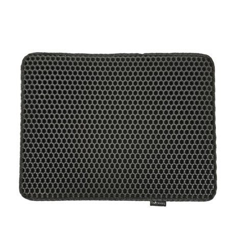 DIAMENTIQ Mata pod kuwetę Czarny prostokąt 40x50 DIAMENTIQ Mata pod kuwetę Czarny prostokąt 40x50