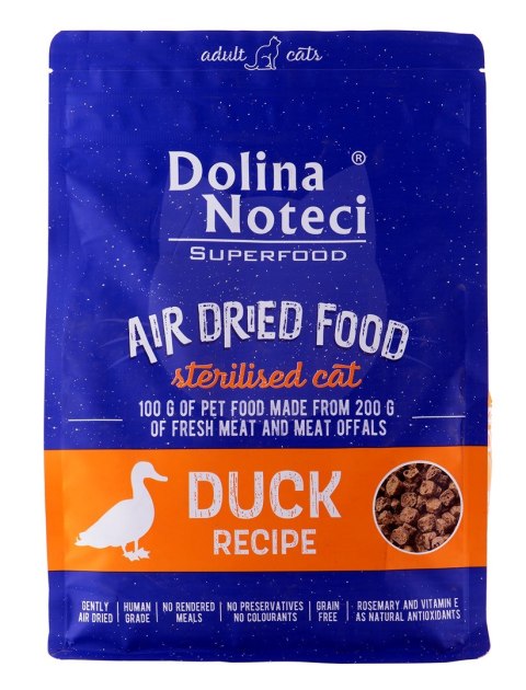 Dolina Noteci Superfood Sterylised Kaczka 1KG dla kota Dolina Noteci Superfood Sterylised Kaczka 1KG dla kota