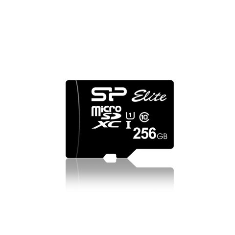 Karta pamięci Silicon Power microSDXC Elite 256GB CL10 UHS-1 (U1) + ADAPTER microSD-SD (SP256GBSTXBU1V10SP) Karta pamięci Silicon Power microSDXC Elite 256GB CL10 UHS-1 (U1) + ADAPTER microSD-SD (SP256GBSTXBU1V10SP)