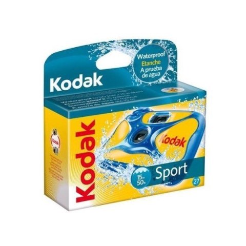 Kodak Aparat Jednorazowy Wodoodporny Ultra Sport, Aparat Cyfrowy 27 zdjęć kolorowych podwodnych. Kodak Aparat Jednorazowy Wodoodporny Ultra Sport, Aparat Cyfrowy 27 zdjęć kolorowych podwodnych.