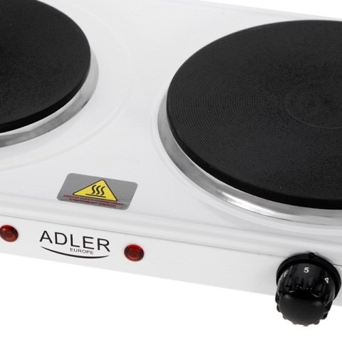 Kuchenka elektryczna dwupalnikowa ADLER AD 6520 Kuchenka elektryczna dwupalnikowa ADLER AD 6520