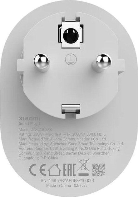 Gniazdko Wi-Fi Xiaomi Smart Plug 2 Gniazdko Wi-Fi Xiaomi Smart Plug 2