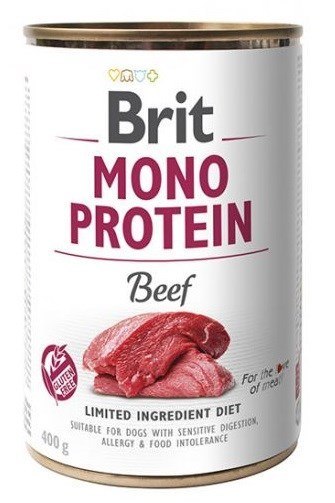 BRIT Mono Protein Wołowina karma mokra dla psa 400g