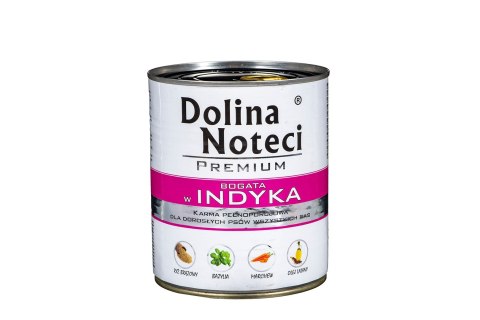 DOLINA NOTECI Premium bogata w indyka - mokra karma dla psa - 800 g