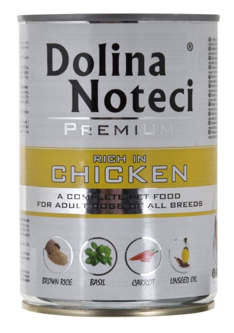 DOLINA NOTECI Premium bogata w kurczaka - mokra karma dla psa - 400g