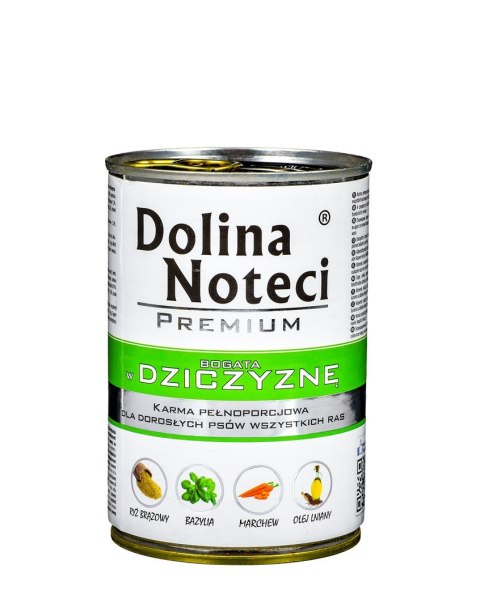 Karma DOLINA NOTECI Premium Dziczyzna (0,40 kg )