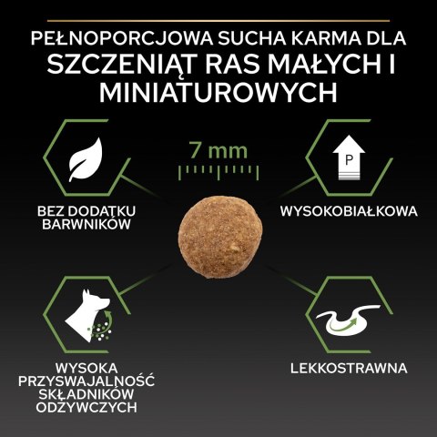 PURINA PRO PLAN Puppy Small & Mini - sucha karma dla szczeniąt - 7kg