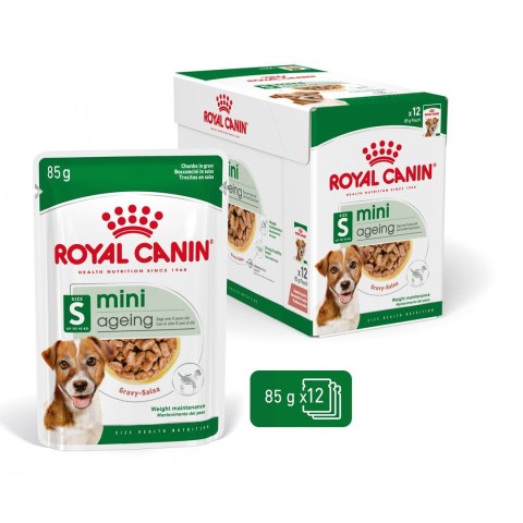 ROYAL CANIN Mini Ageing 12+ - mokra karma dla psa - 12x 85 g