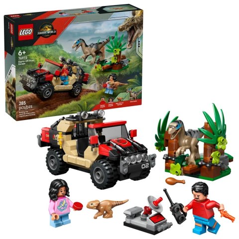 Lego 76972 Jurassic World - Ucieczka terenówką przed raptorem Lego 76972 Jurassic World - Ucieczka terenówką przed raptorem
